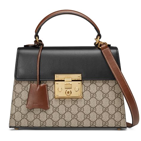 gucci gg sumpreme blue leather handle|Gucci GG Supreme Web Handle Bag .